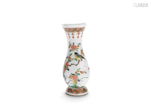 Kangxi A famille verte wall vase