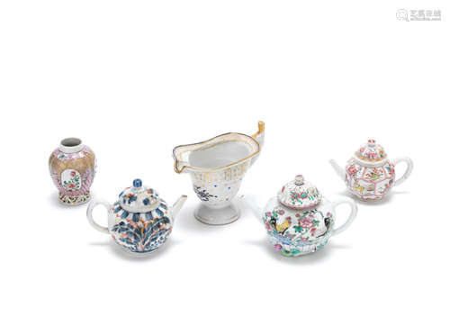 Mid-18th century and later A group of Chinese armorial and export dishes