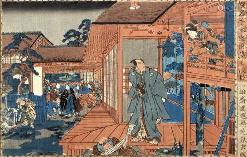 Utagawa Kuniteru Japanese, mid 19th Century 