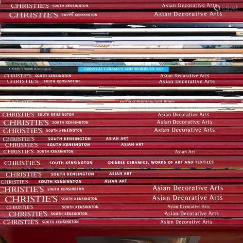 Collection of Christies' Asian art catalogues