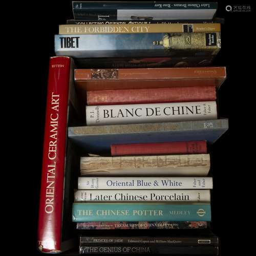 Blanc de Chine (book) by P J Donnelly and a collection of other Chinese reference books