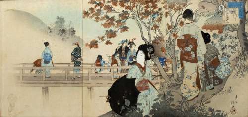 Miyagawa Shuntei Japanese, late 19th Century 