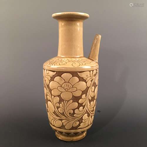 Chinese Cizhou Kiln 'Floral' Pitcher