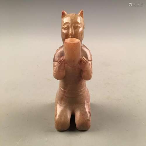 Chinese Archaic Jade 'Musician' Figure