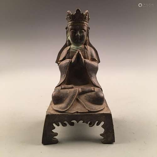 Chinese Bronze Buddha Statue