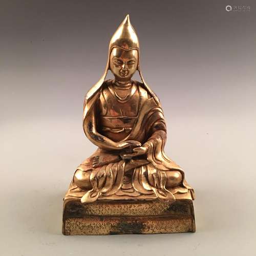 Chinese Gilt Bronze Buddha