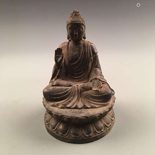 Chinese Bronze Sitted Buddha Statue