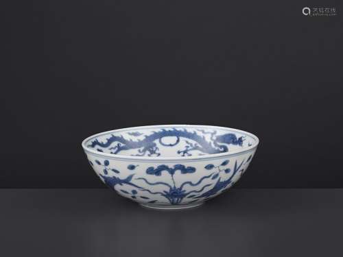 A JIAJING MARK & PERIOD ‘REBUS’ BOWL