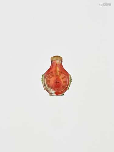 A GLASS SNUFF BOTTLE 1770 1830