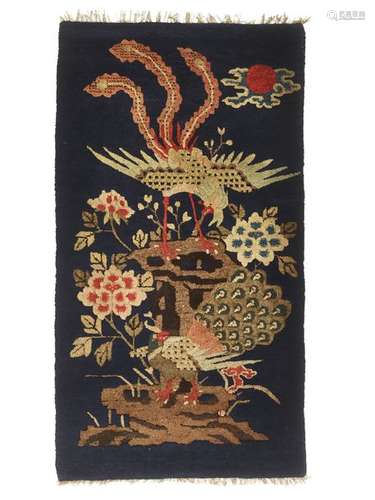 A SMALL NINGXIA RUG, QING