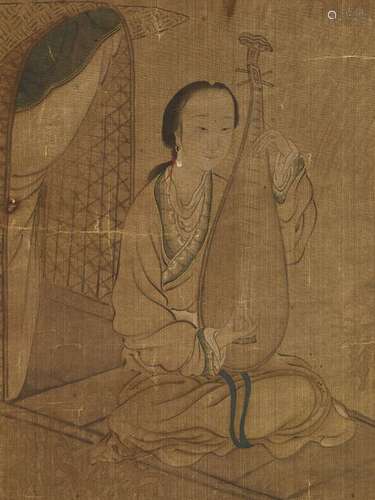 THE PIPA PLAYER, MING DYNASTY