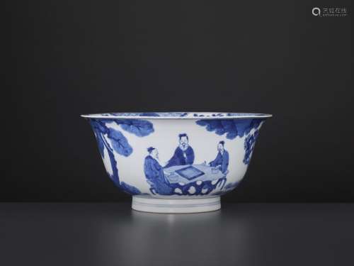 A KANGXI PERIOD WEIQI PLAYER BOWL