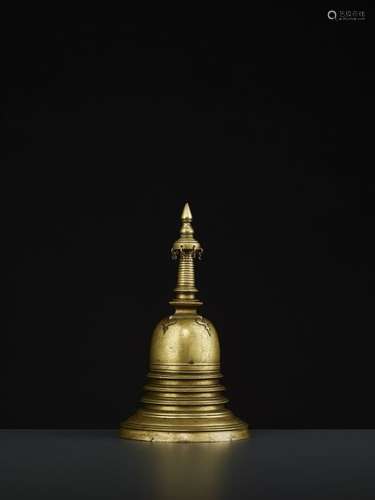 A 19TH CENTURY RELIQUARY STUPA