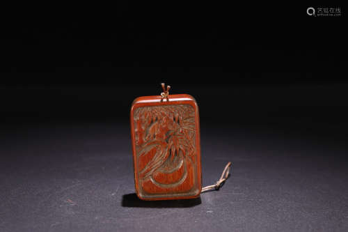 18-19TH CENTURY, A STORY DESIGN OLD BAMBOO SACHET,LATE QING DYNASTY