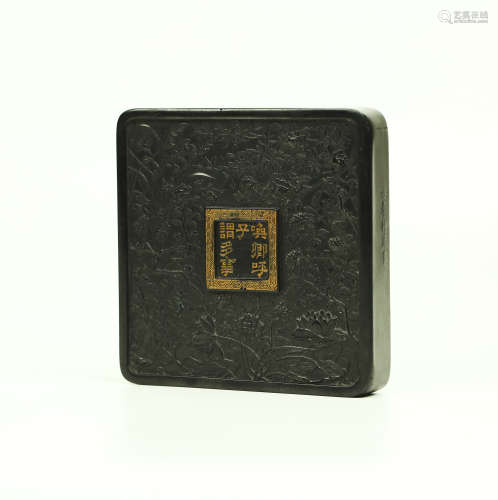 A Chinese Carved Ink Stone