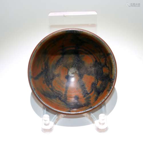 A Chinese Black Glazed Porcelain Bowl