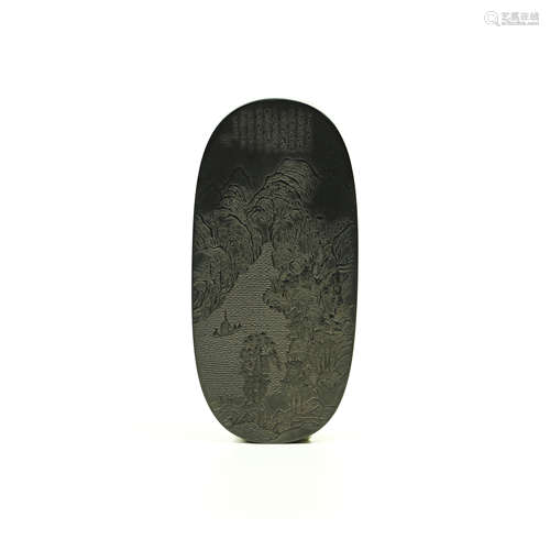 A Chinese Carved Ink Stone