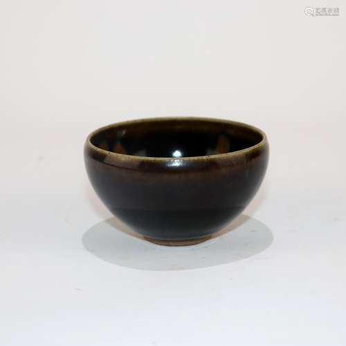 A Chinese Black Glazed Porcelain Bowl