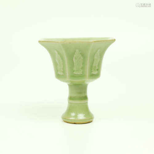A Chinese Celadon Porcelain Cup
