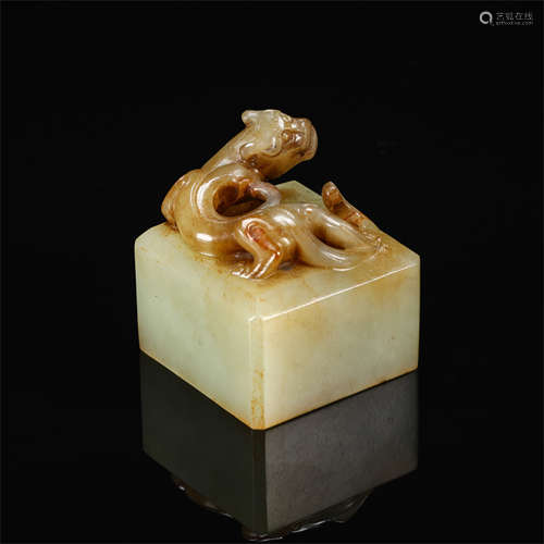 CHINESE JADE BEAST SEAL