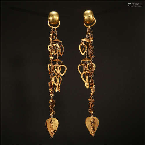 KOREAN PURE GOLD EARRINGS 5TH CENTURY