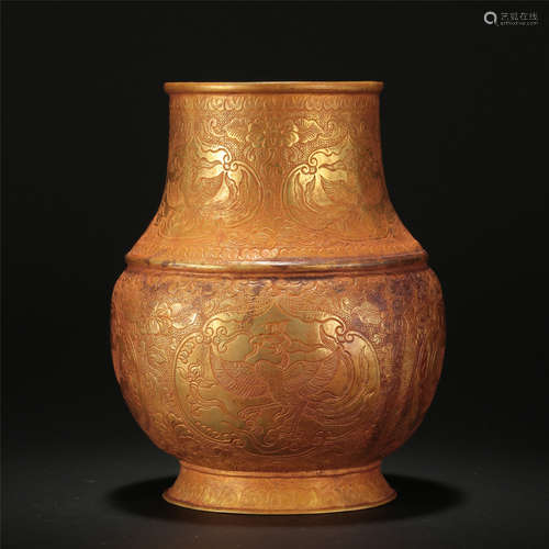 CHINESE PURE GOLD CUP LIAO DYNASTY