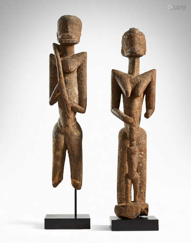 Superb and Rare Dogon or Tellem Couple, Mali