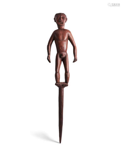 Kanak Ancestral Post Figure, New Caledonia