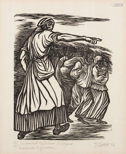 In Harriet Tubman I helped hundreds to freedom Elizabeth  Catlett(1915-2012)