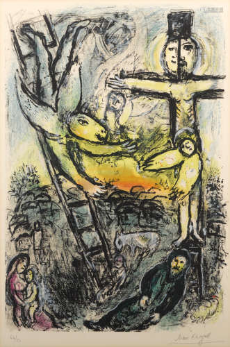 Jacob's Vision Marc Chagall(1887-1985)