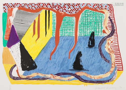 Ink in the Room, from Some New Prints David Hockney(born 1937)