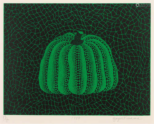 Pumpkin: Green Yayoi Kusama(born 1929)