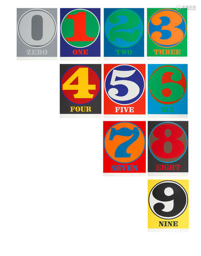 Numbers 10 Robert Indiana(1928-2018)