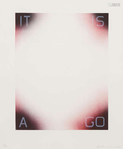 It is a Go Ed Ruscha(born 1937)