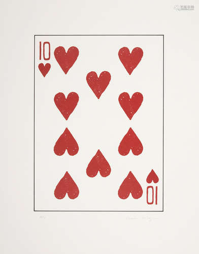 Royal Flush: Hearts William Wegman(born 1943)