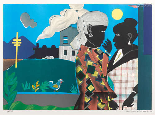 The Conversation Romare Bearden(1914-1988)