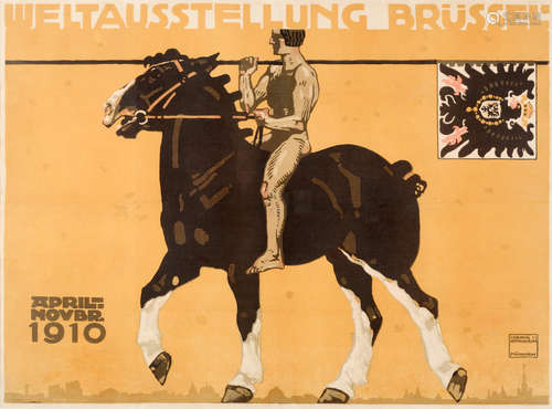 Weltausstellung Brüssel Ludwig Hohlwein(1874-1949)