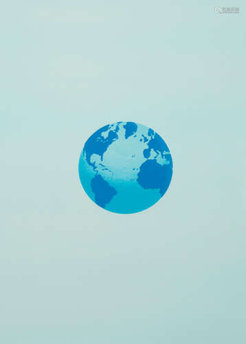 The World and its Surroundings, from the Global Edition Series Ed Ruscha(born 1937)