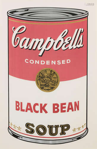 Black Bean Soup, from Campbell's Soup I Andy Warhol(1928-1987)