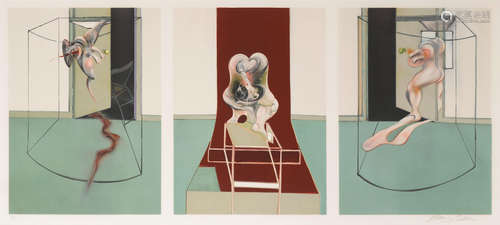 L'Orestie d'Eschyle (After Triptych, inspired by the Oresteia of Aeschylus) Francis Bacon(1909-1992)