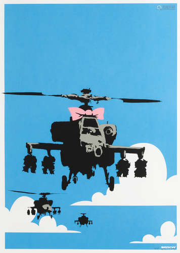 Happy Chopper Banksy(born 1975)