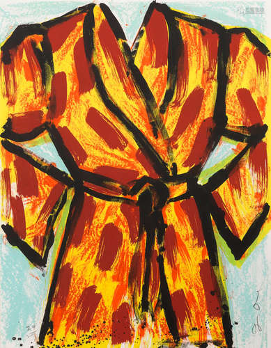 Black Ink Robe, from 2005 Suite Jim Dine(born 1935)