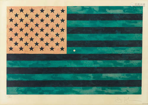 Flag (Moratorium) Jasper Johns(born 1930)