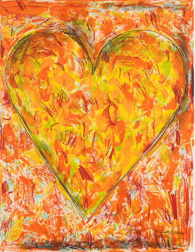 Sunflower Heart, from 2005 Suite Jim Dine(born 1935)