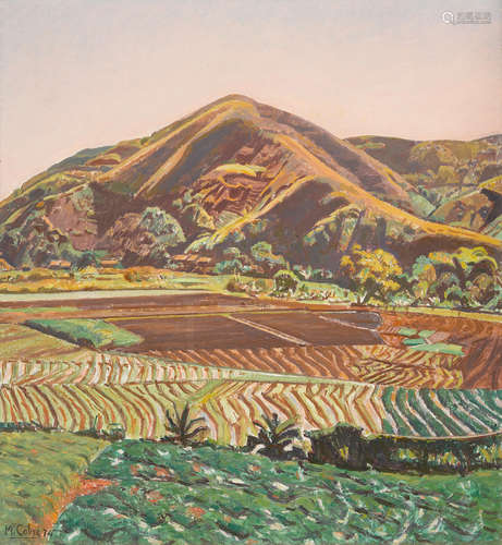 En la rute de Guatire (la silla desde la Urbina) 26 x 24 in (66 x 61 cm) Manuel Cabré(1890-1983)