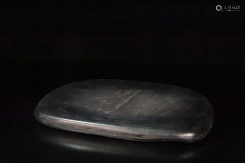 18-19TH CENTURY, AN OLD PIT DUAN INKSTONE, LATER QING DYNASTY.