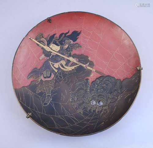 JAPON Époque MEIJI (1868 1912) PLAT D'OFFRANDE de …