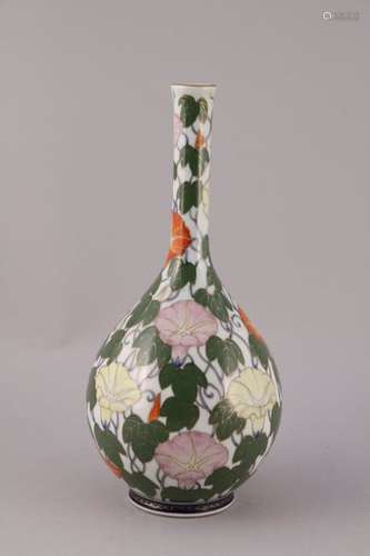 JAPON Époque MEIJI (1868 1912) VASE bouteille en p…