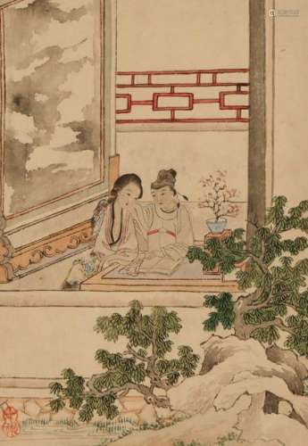 ANONYMOUS (QING DYNASTY) EROTIC SCENES FROM DAILY ...;