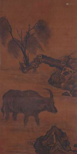 ANONYMOUS (19TH CENTURY) A WATER BUFFALO A Chinese...;